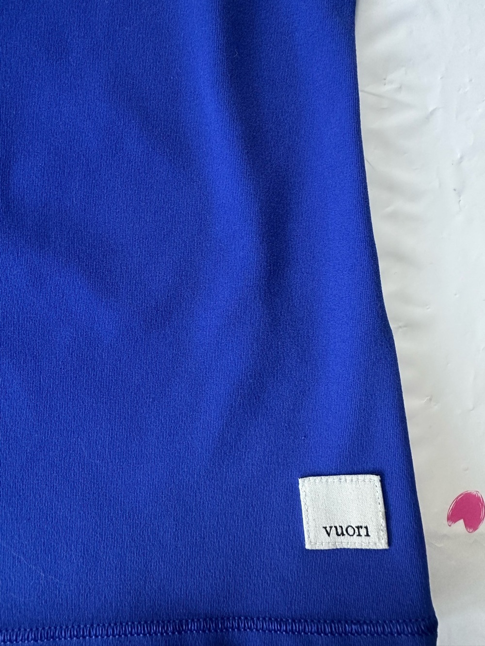 Vuori Women’s Royal Blue racerback tank top, size XS, EUC